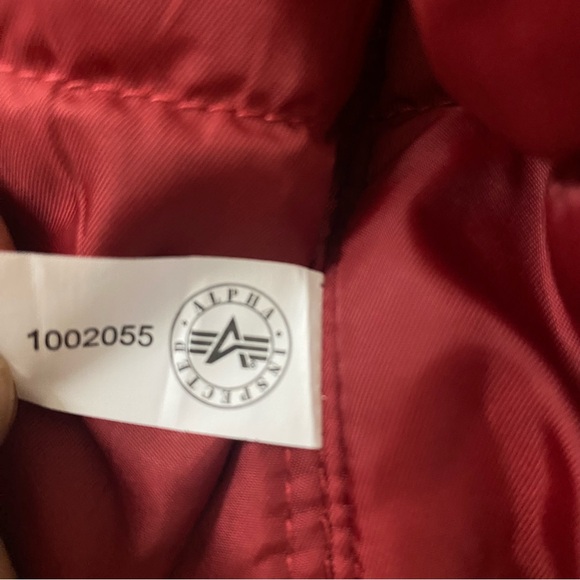 Alpha Industries MA-1 Flight Bomber Jacket Mens XXL Black D-Tec Hooded Spellout - Picture 10 of 14